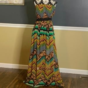C. Luce Dresses - C. Luce Chiffon Strapless Maxi Dress Sz S C. Luce Dresses - C. Luce Chiffon Strapless Maxi Dress Sz S